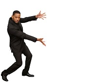 威尔·史密斯张开双臂向右：每当有人说没有什么东西是完美的