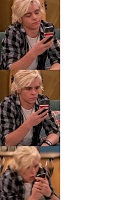 该梗图人物是Ross lynch罗斯林奇(男演员、歌手)看手机信息后出现的表情变化。图片格式为JPG，尺寸为681x1000px，文件大小为37.5kb。