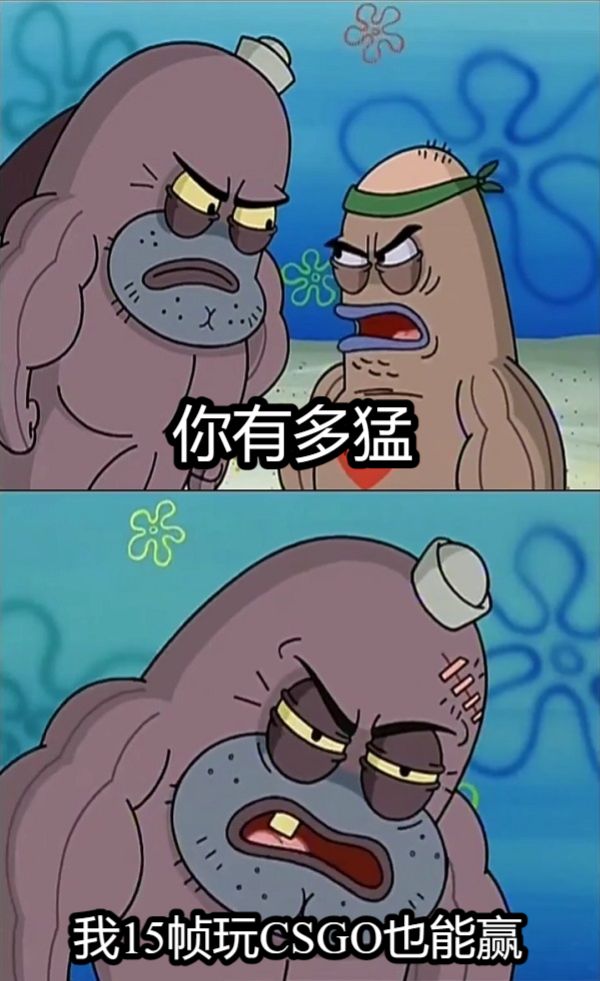 你有多猛我15帧玩CSGO也能赢