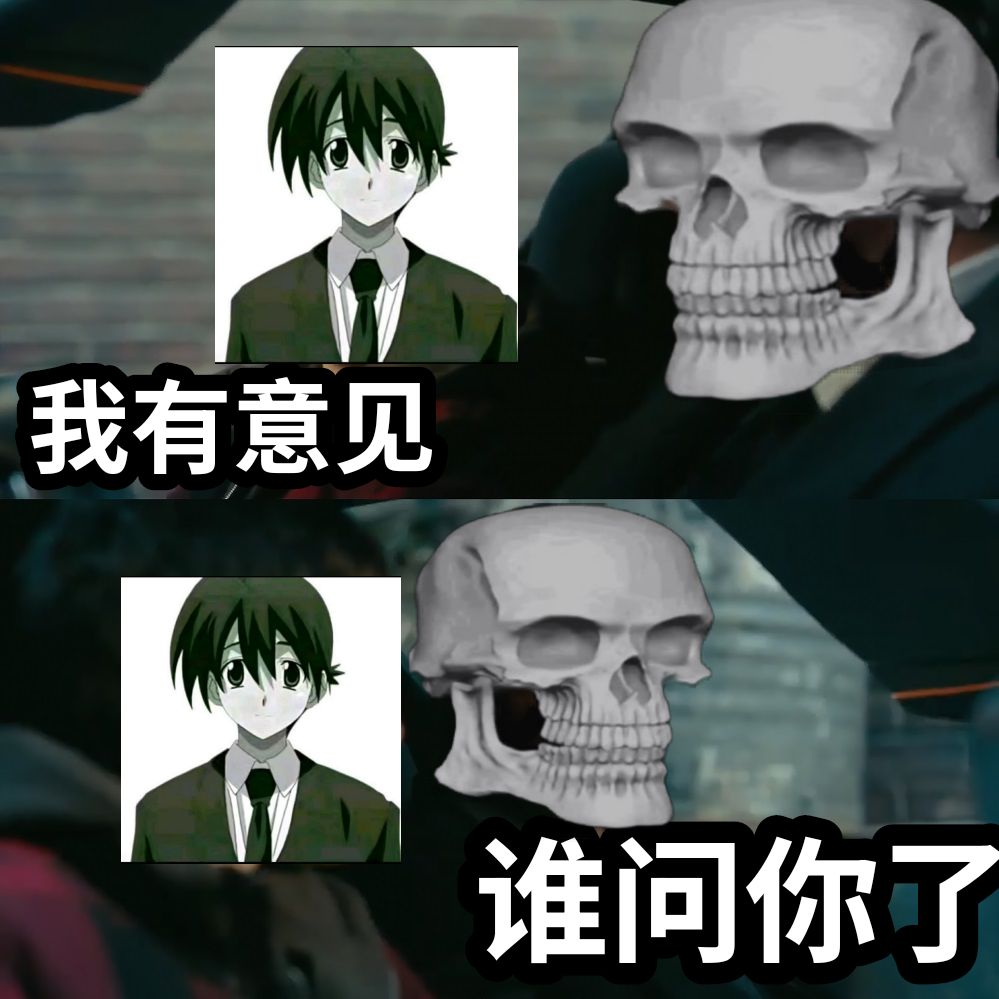 我有意见谁问你了