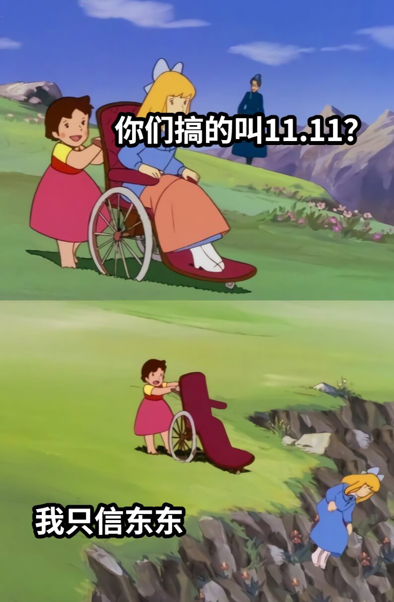 你们搞的叫11.11？我只信东东