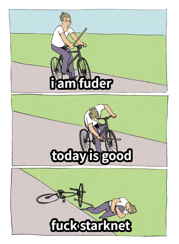 i am fudertoday is goodfuck starknet