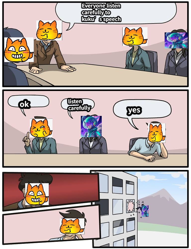 Everyone listen carefully to kuku’s speechoklisten carefullyyes