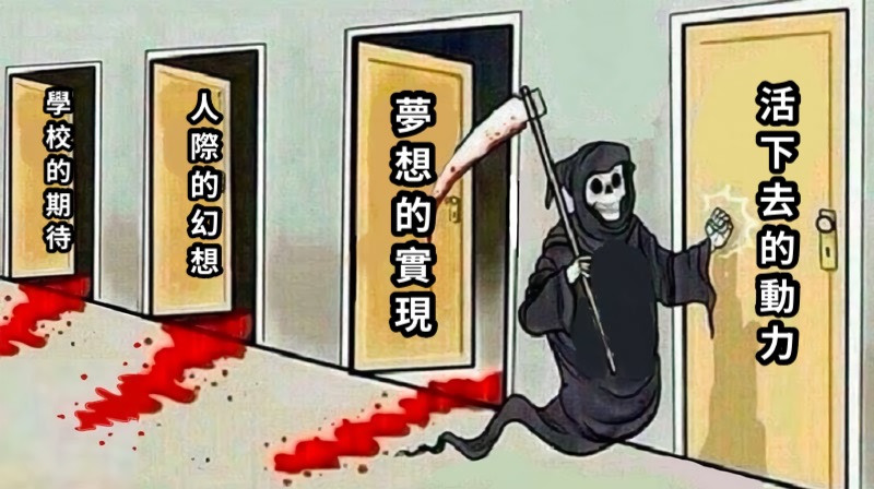 學校的期待人際的幻想夢想的實現活下去的動力