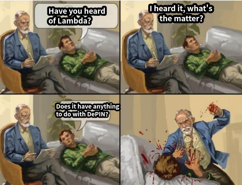 Have you heard of Lambda?Does it have anything to do with DePIN?I heard it, what's the matter?