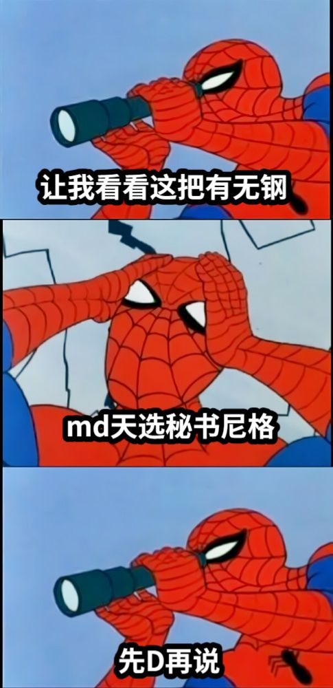 让我看看这把有无钢md天选秘书尼格先D再说