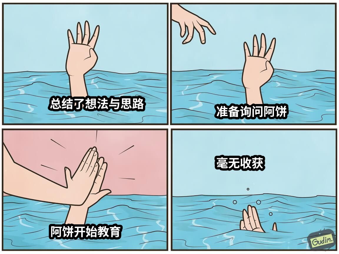 总结了想法与思路准备询问阿饼阿饼开始教育毫无收获