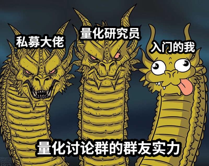 量化讨论群的群友实力私募大佬量化研究员入门的我