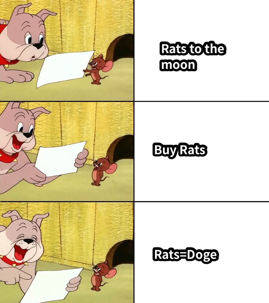 Rats to the moonBuy RatsRats=Doge