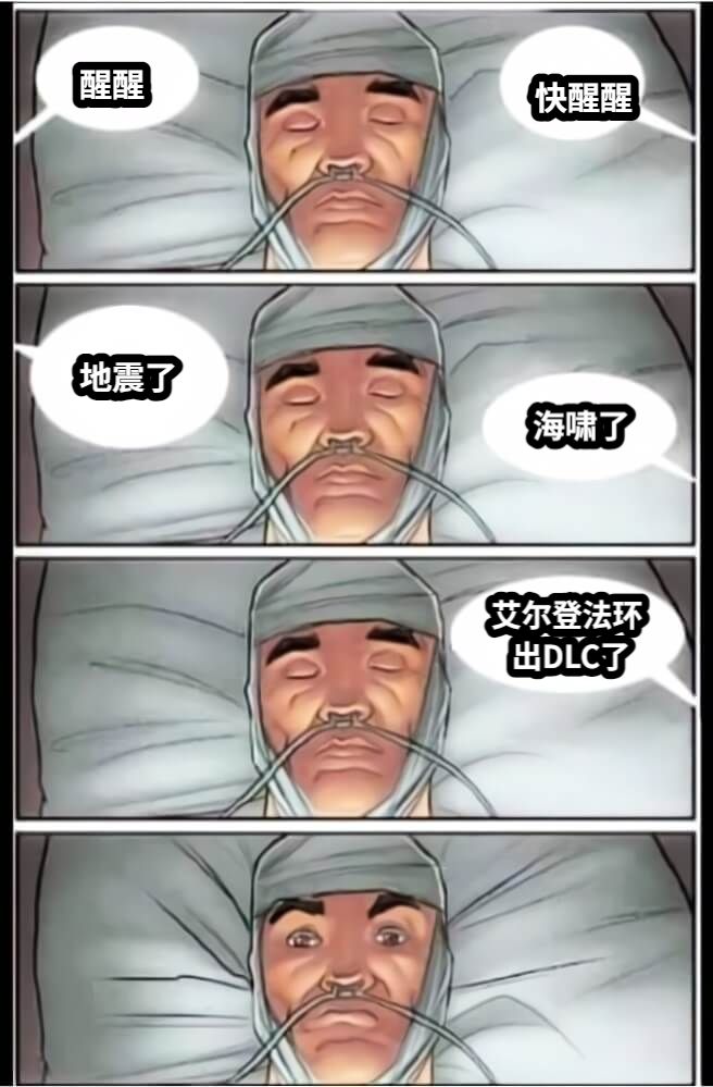 醒醒快醒醒地震了海啸了艾尔登法环   出DLC了