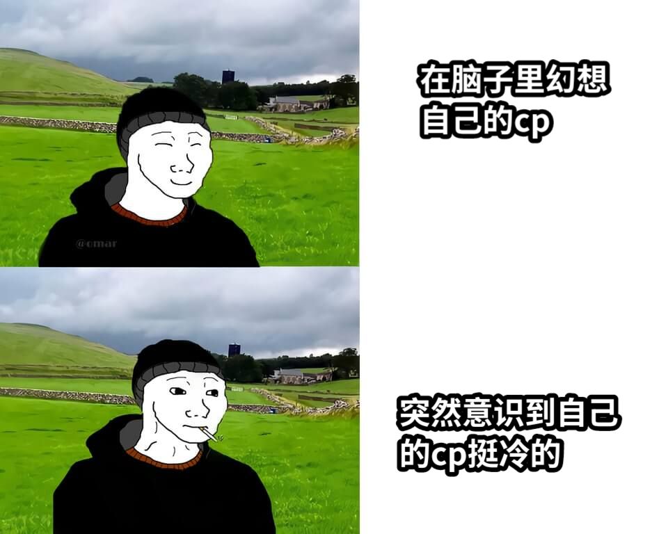 在脑子里幻想自己的cp突然意识到自己的cp挺冷的