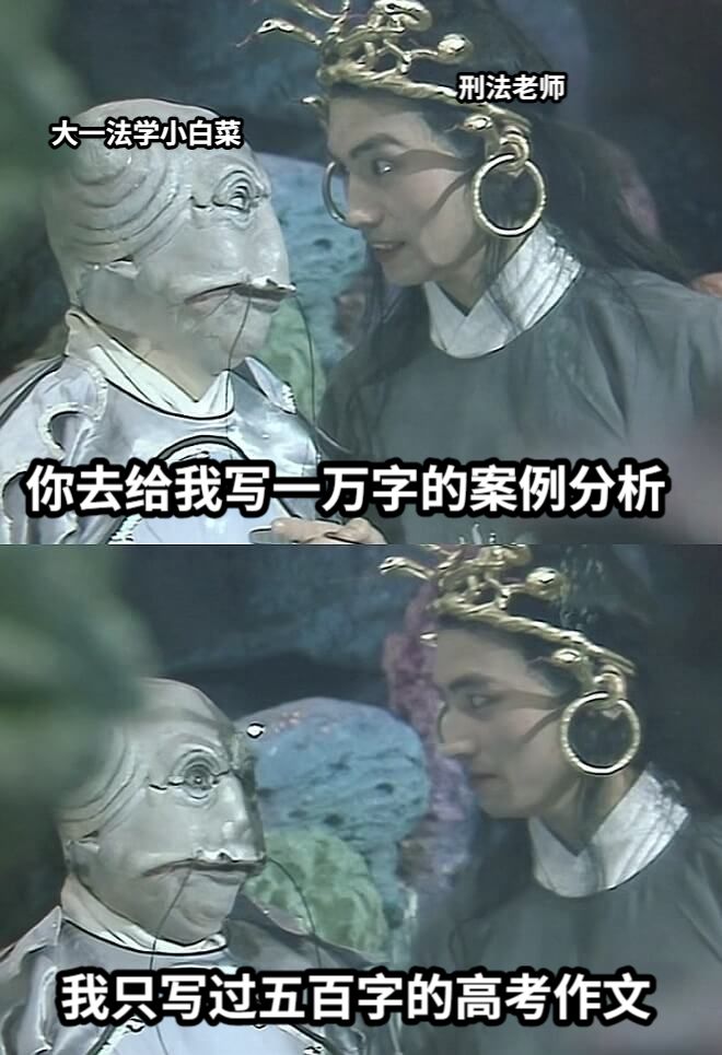 你去给我写一万字的案例分析我只写过五百字的高考作文大一法学小白菜刑法老师