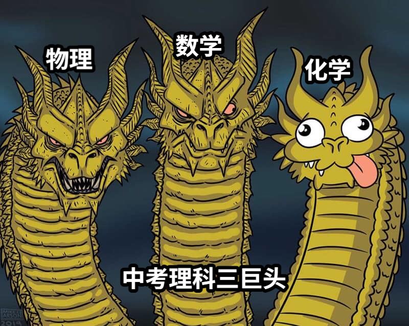 中考理科三巨头