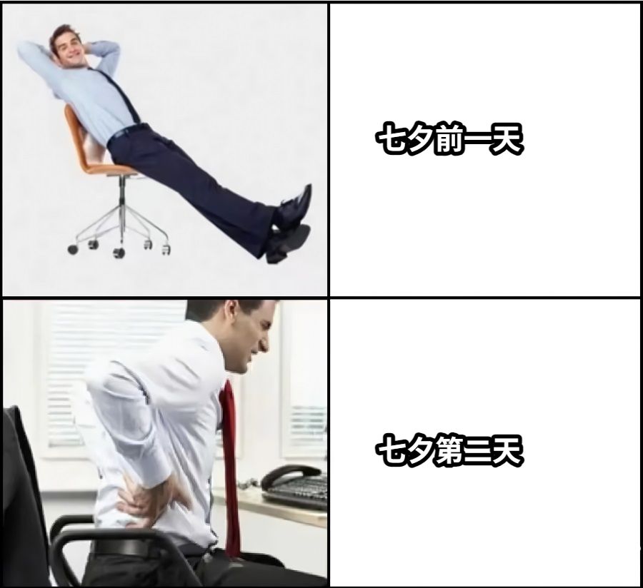 七夕前一天七夕第二天