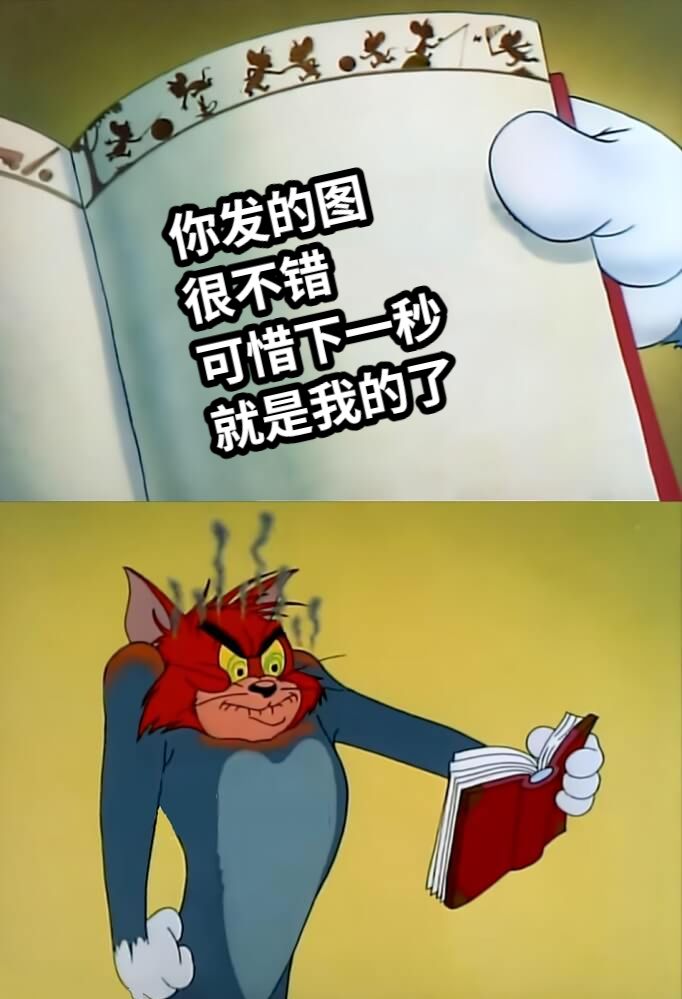 你发的图很不错可惜下一秒就是我的了