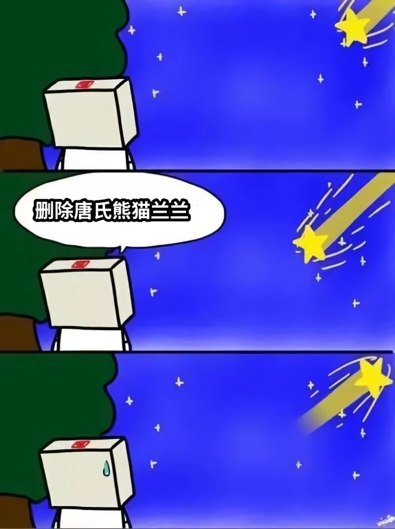 删除唐氏熊猫兰兰