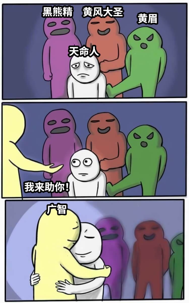 黑熊精黄风大圣黄眉我来助你！广智天命人
