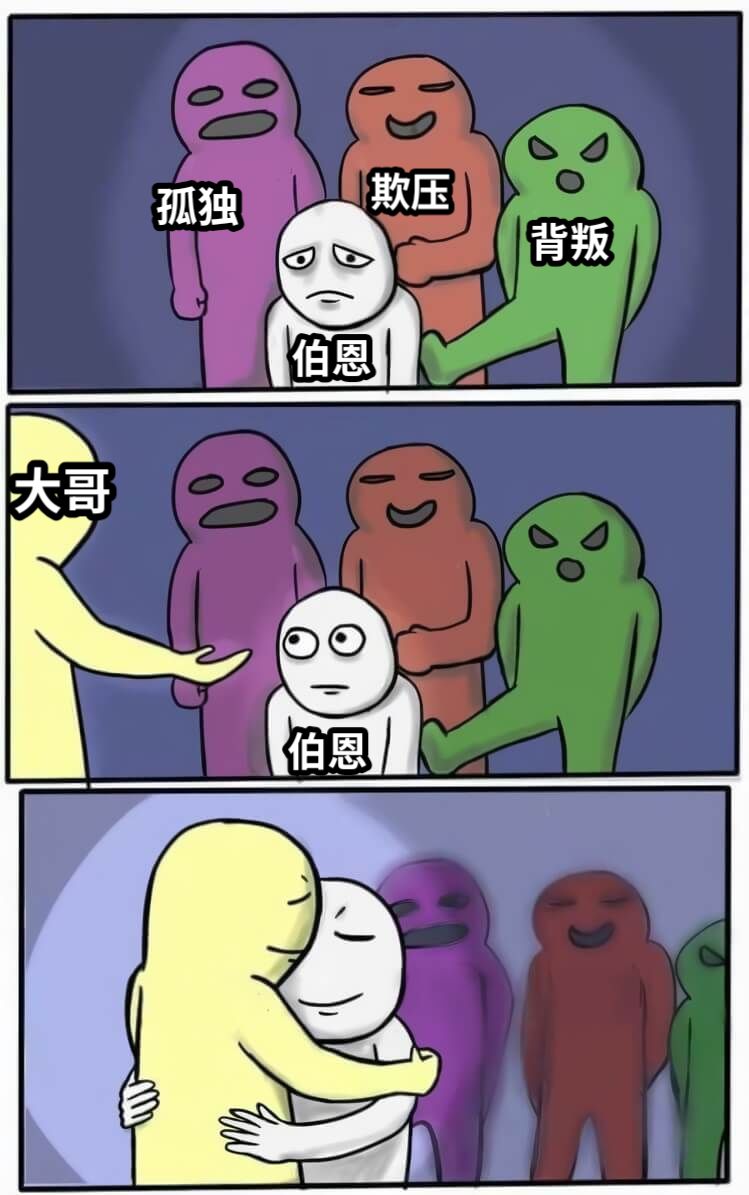 孤独背叛欺压伯恩大哥大哥伯恩