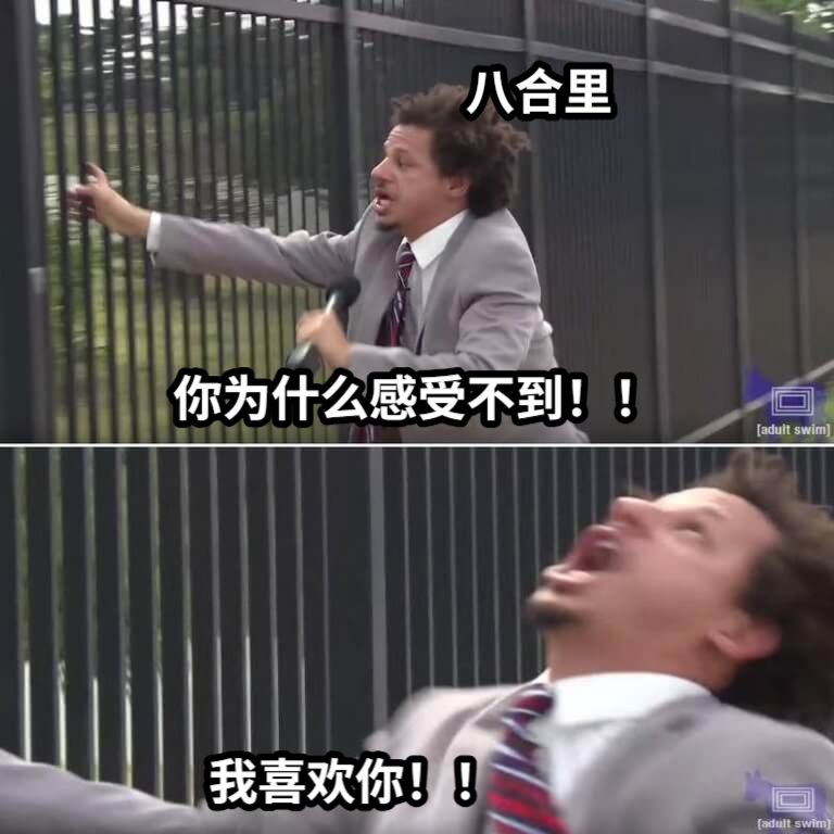 你为什么感受不到！！我喜欢你！！八合里