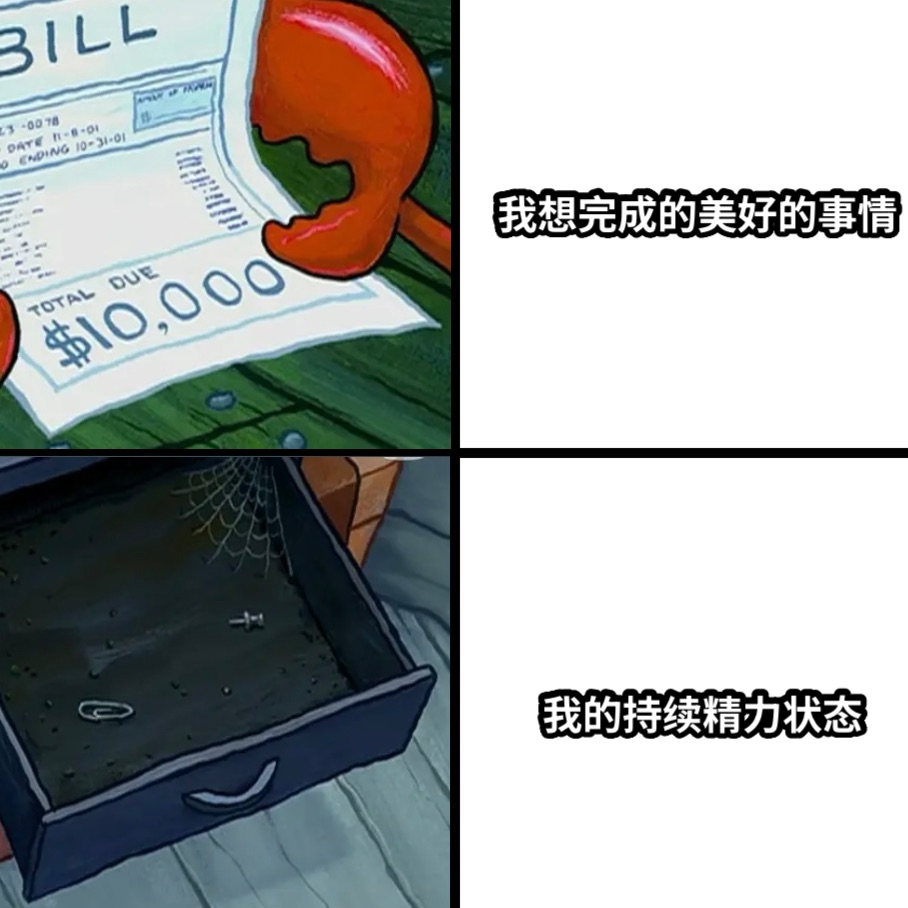 我想完成的美好的事情我的持续精力状态