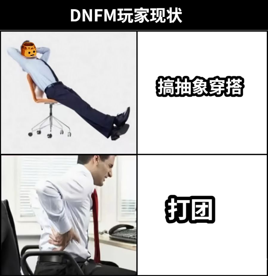 搞抽象穿搭打团DNFM玩家现状