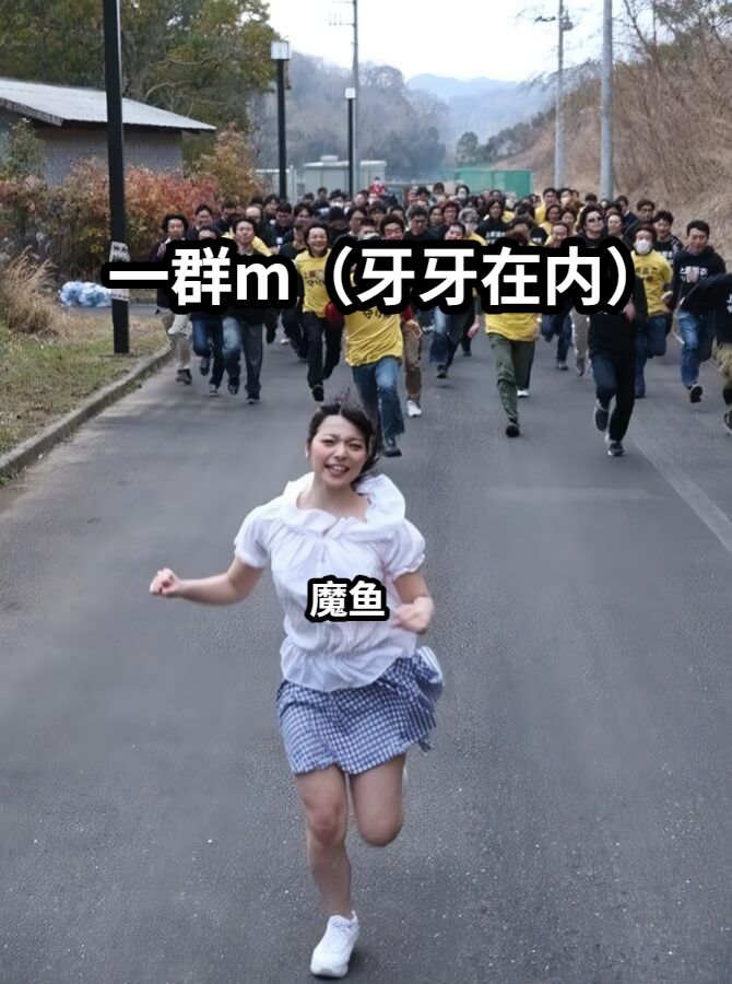 魔鱼一群m（牙牙在内）