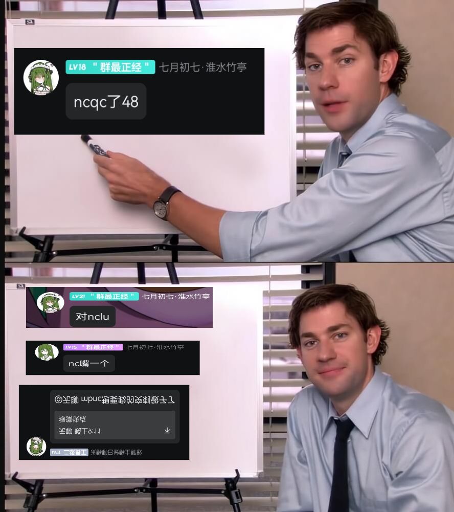用户hslg制作的MEME梗图,梗图模板-扮演人生导师的约翰·卡拉辛斯基