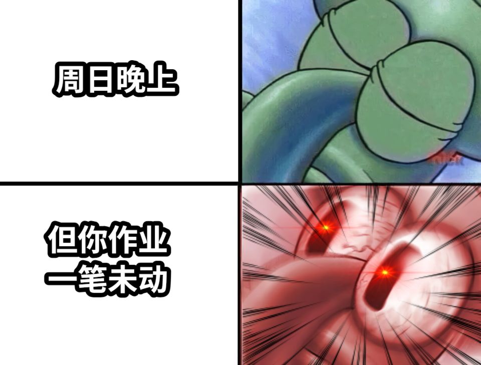 周日晚上但你作业一笔未动