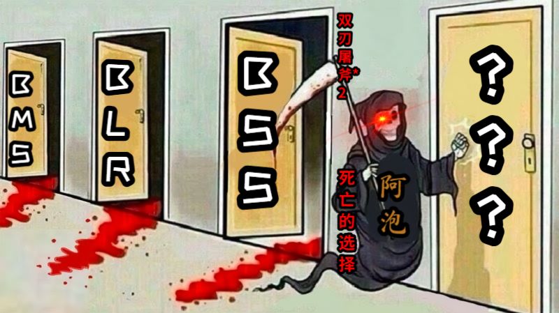 阿泡死亡的选择双刃屠斧*2BMSBLRBSS???