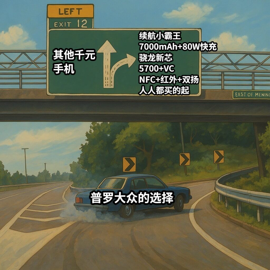 其他千元手机续航小霸王7000mAh+80W快充骁龙新芯5700+VCNFC+红外+双扬人人都买的起普罗大众的选择