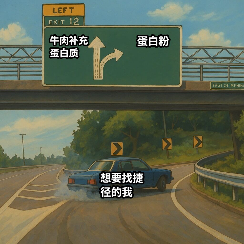 牛肉补充蛋白质蛋白粉想要找捷径的我