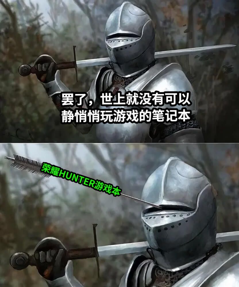 罢了，世上就没有可以静悄悄玩游戏的笔记本荣耀HUNTER游戏本