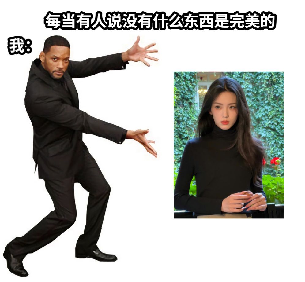 每当有人说没有什么东西是完美的我：