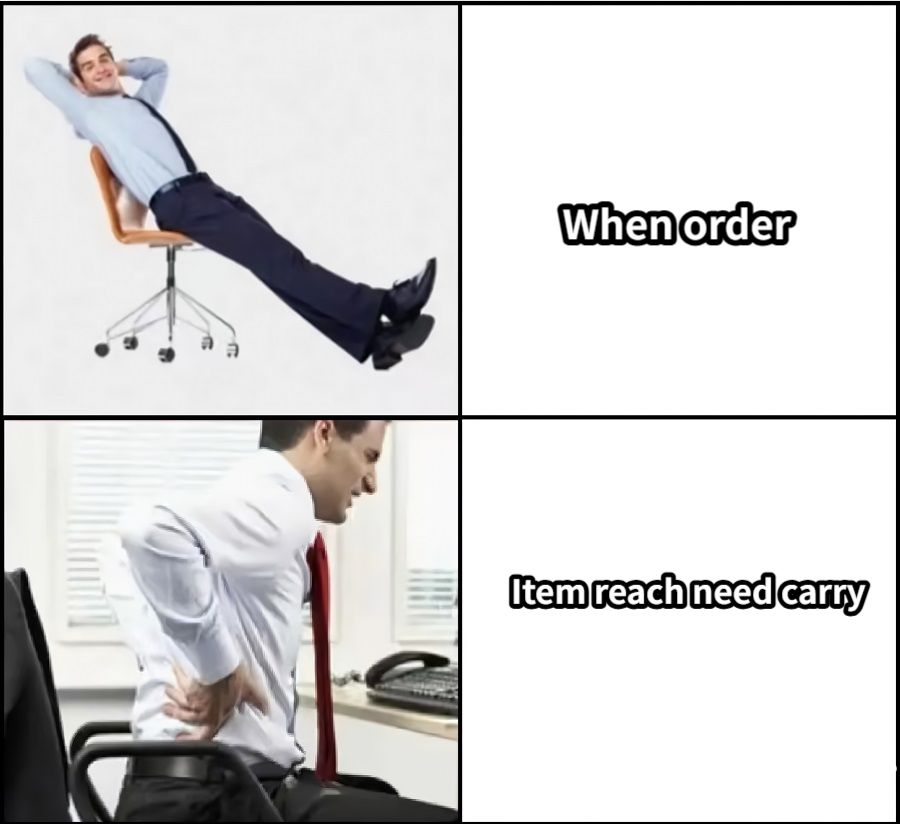 When orderItem reach need carry