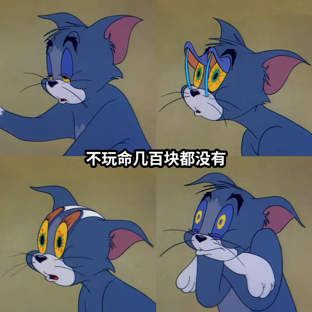 不玩命几百块都没有