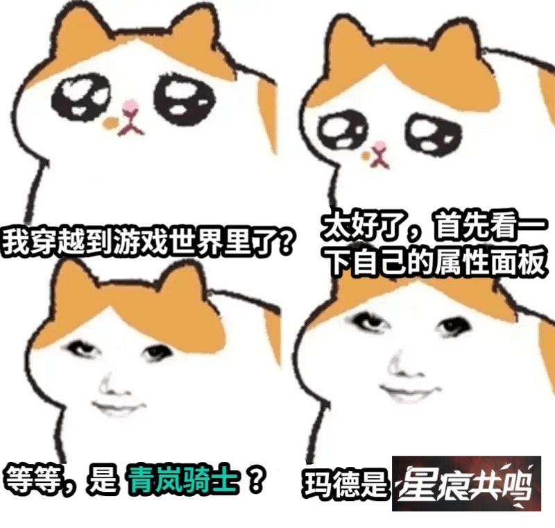 我穿越到游戏世界里了？太好了，首先看一下自己的属性面板等等，是                     ？青岚骑士玛德是