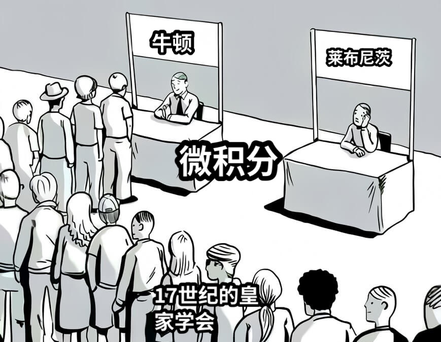 牛顿莱布尼茨17世纪的皇家学会微积分