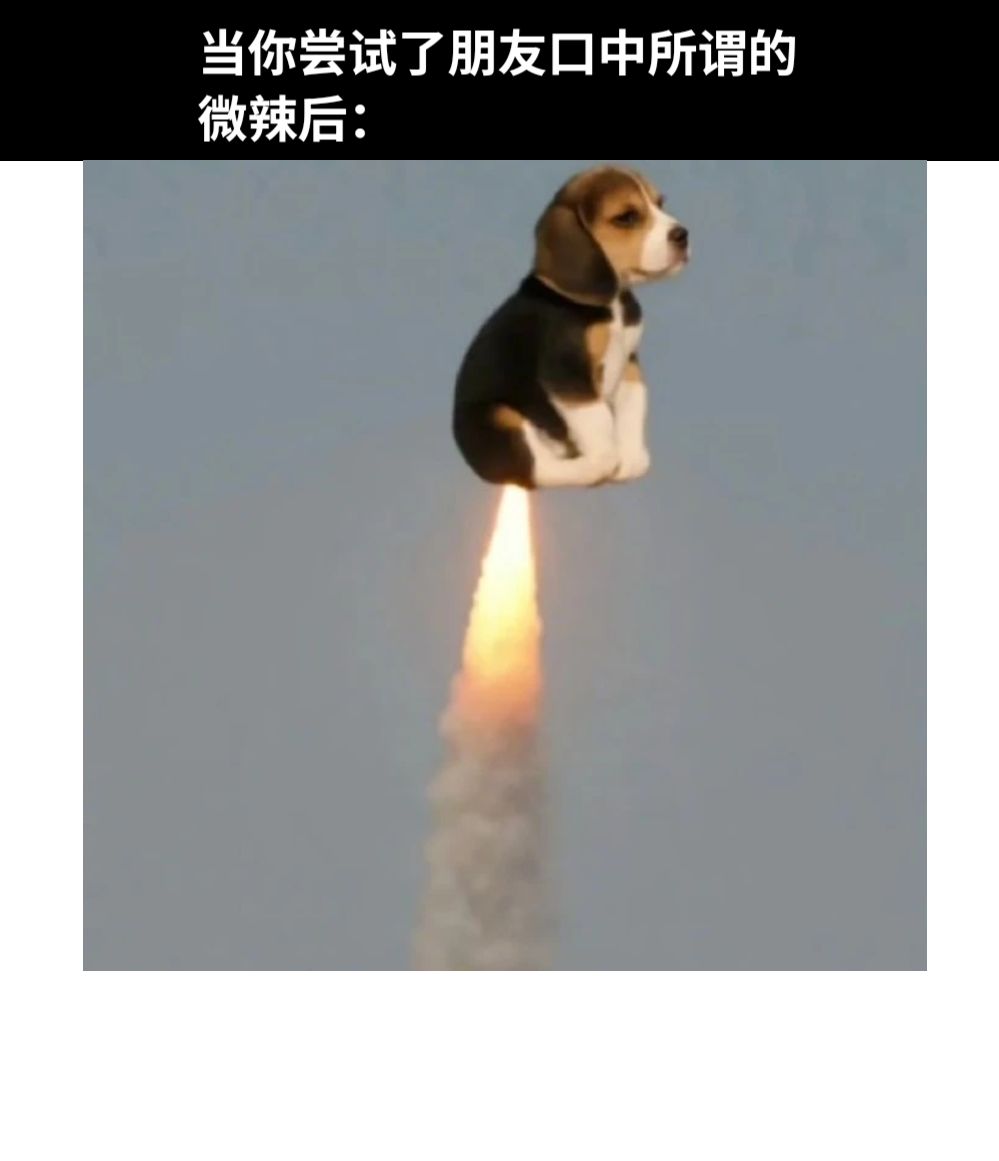 当你尝试了朋友口中所谓的微辣后：