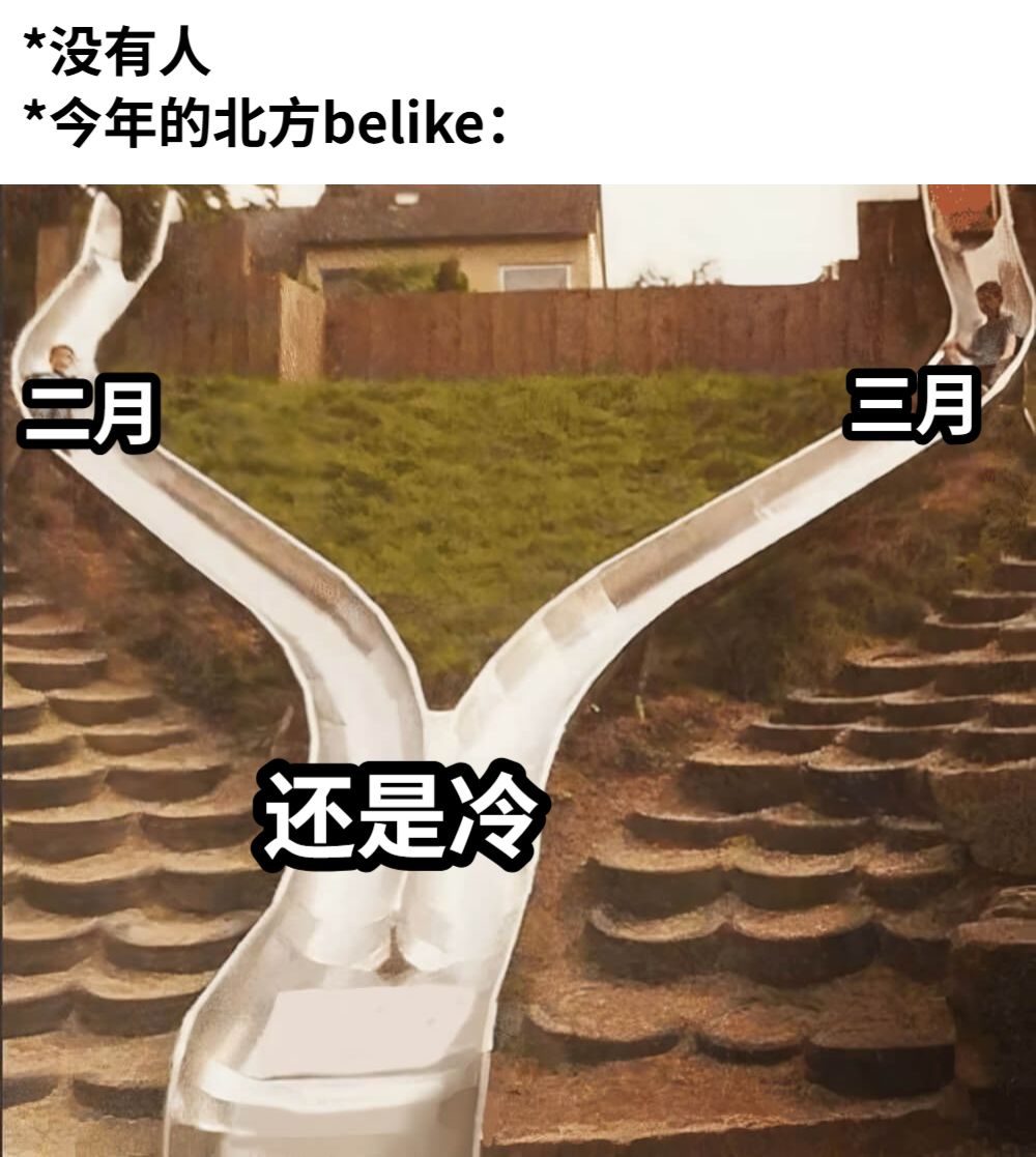 *今年的北方belike：